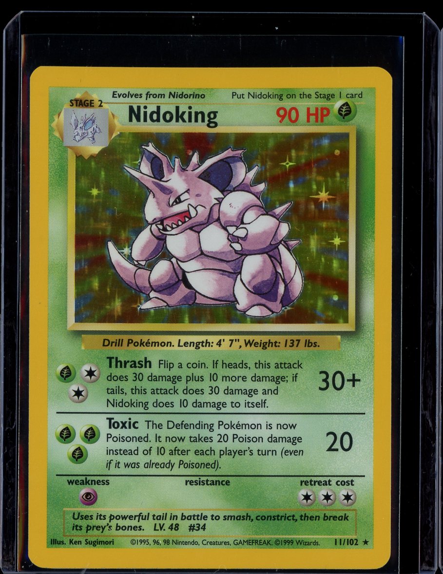 Nidoking 011/102 Holo Base Set