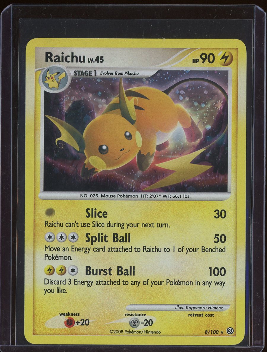 Raichu 8/100 Holo Stormfront