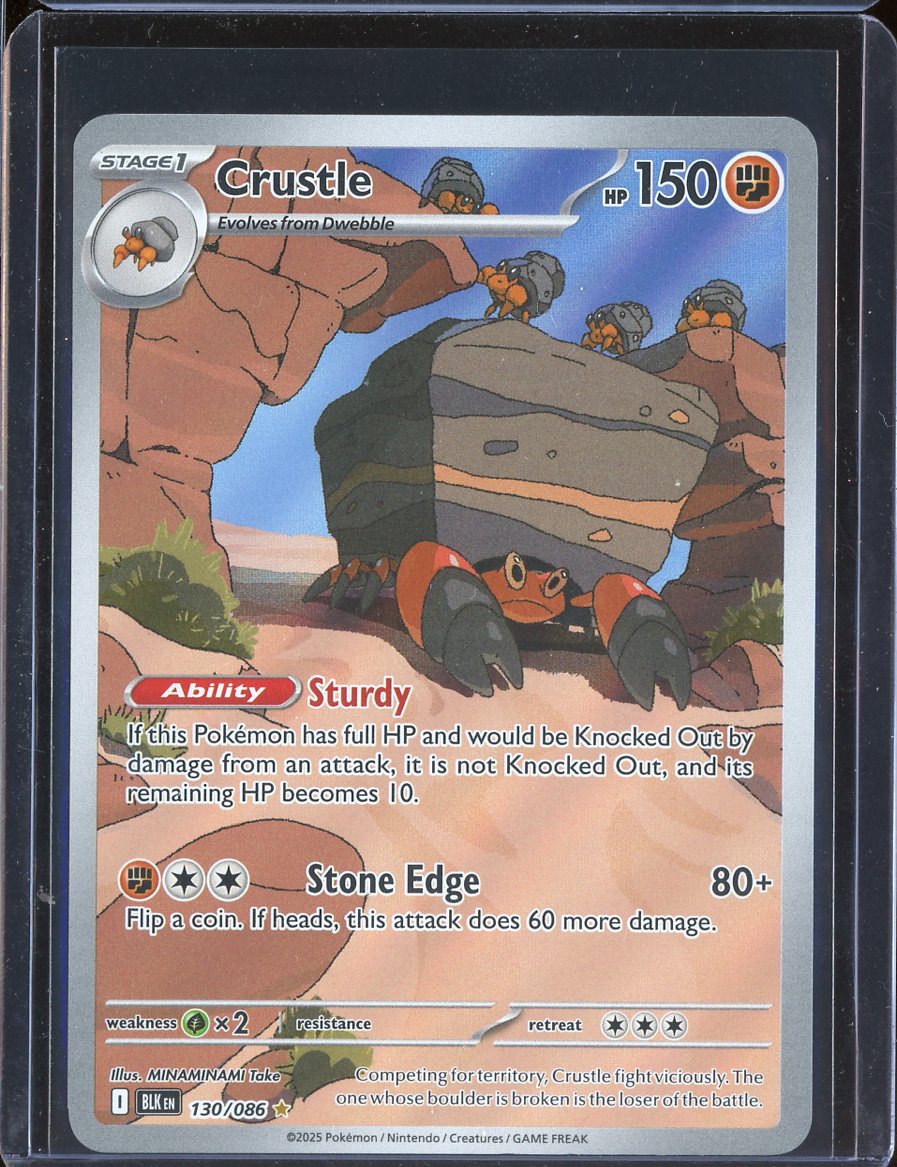 Crustle 130/086 Black Bolt