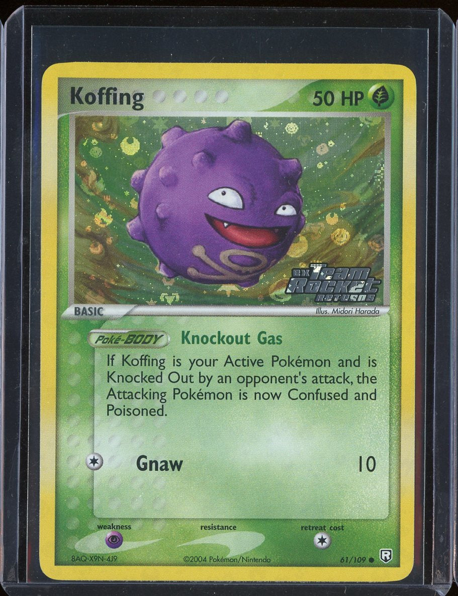 Koffing 61/109 Reverse Holo Team Rocket Returns