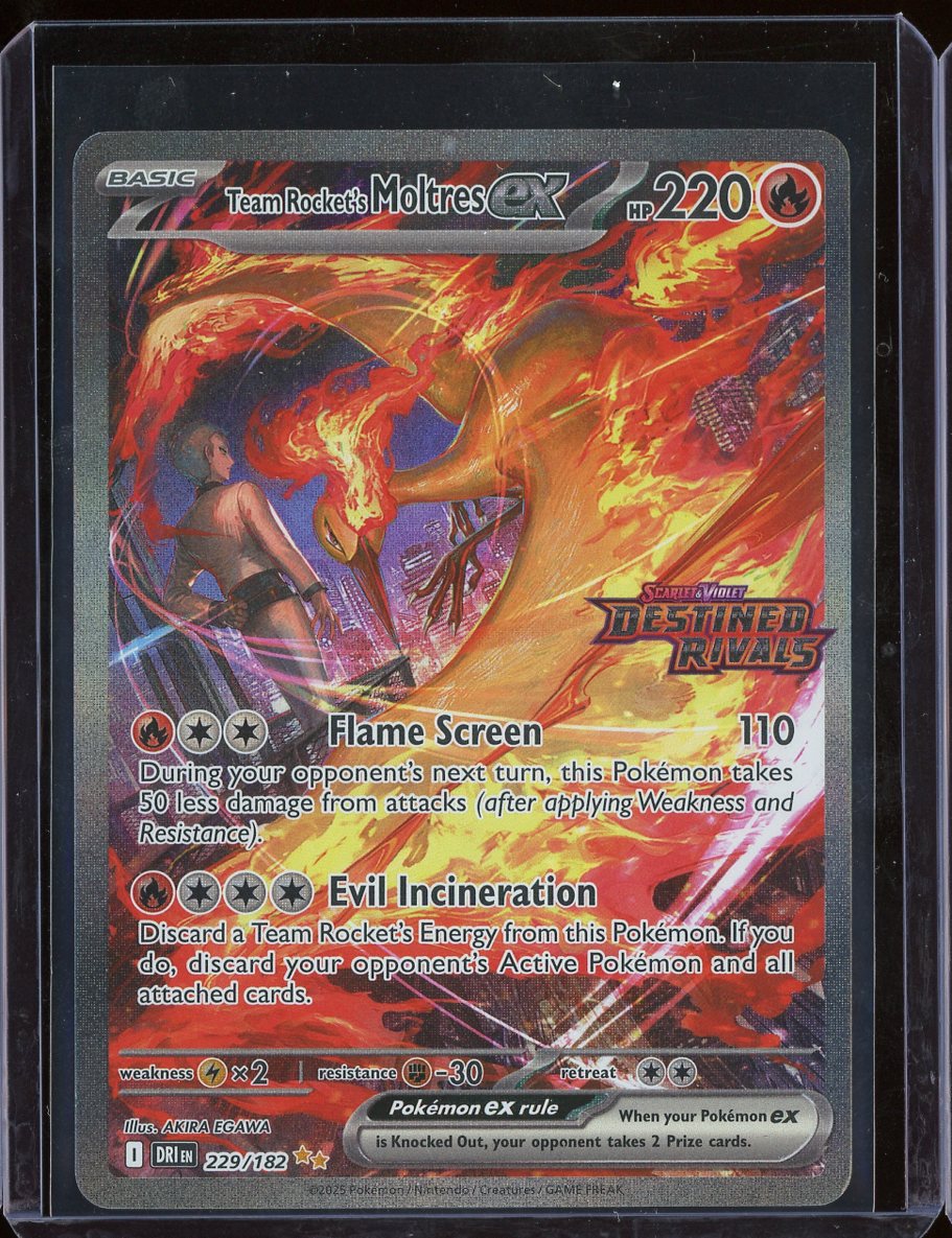 Team Rocket's Moltres ex (Stamped) #229