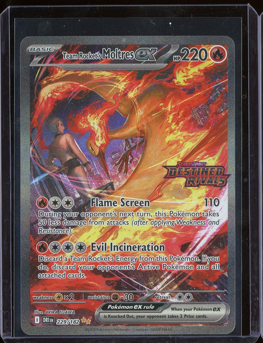 Team Rocket's Moltres ex (Stamped) #229
