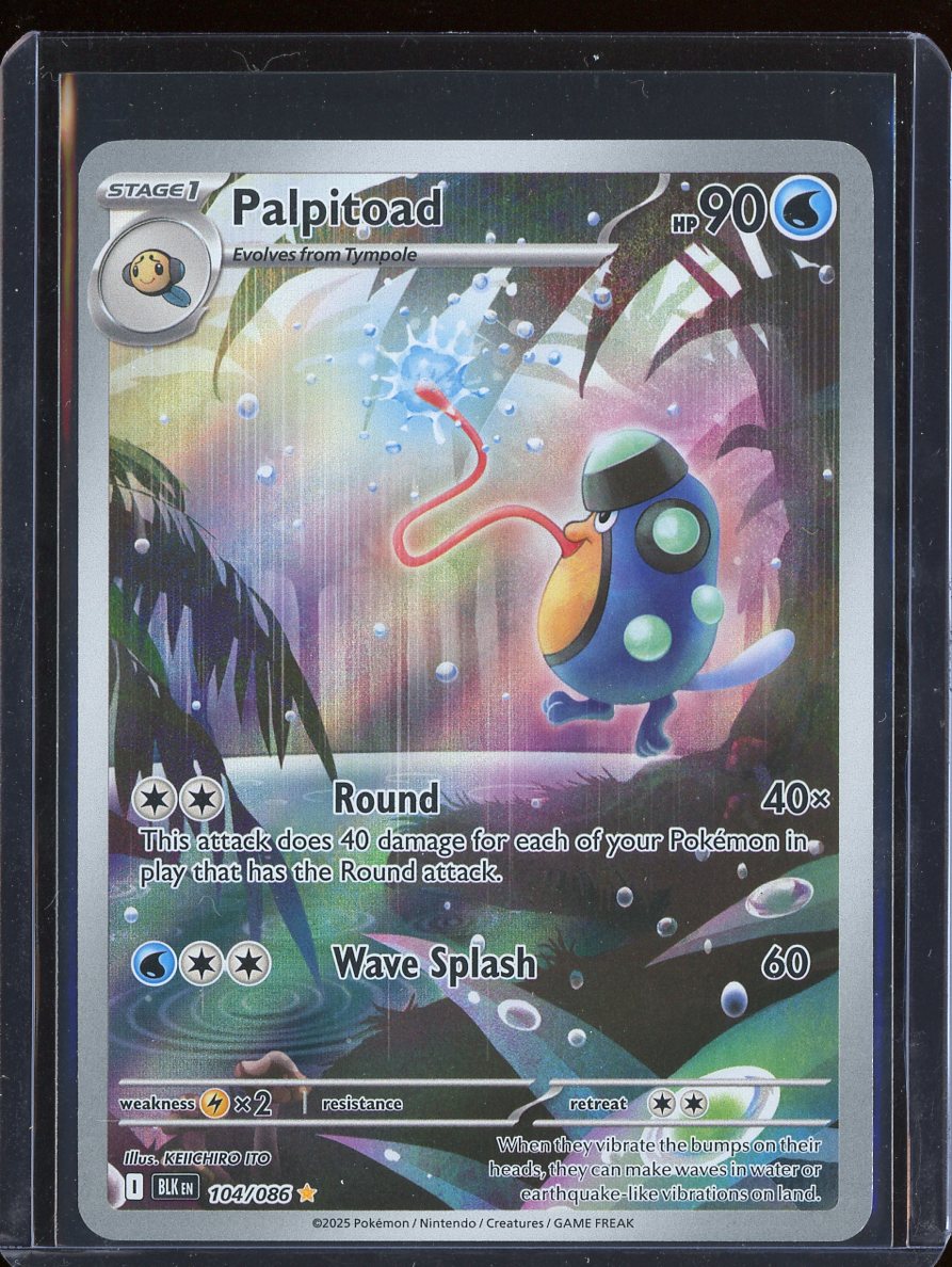Palpitoad 104/086 Black Bolt