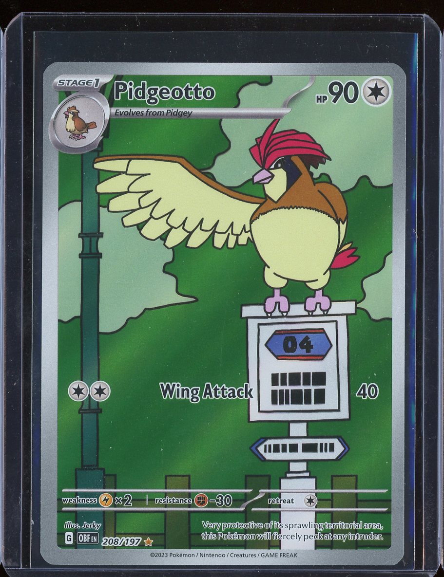 Pidgeotto 208/197 Obsidian Flames
