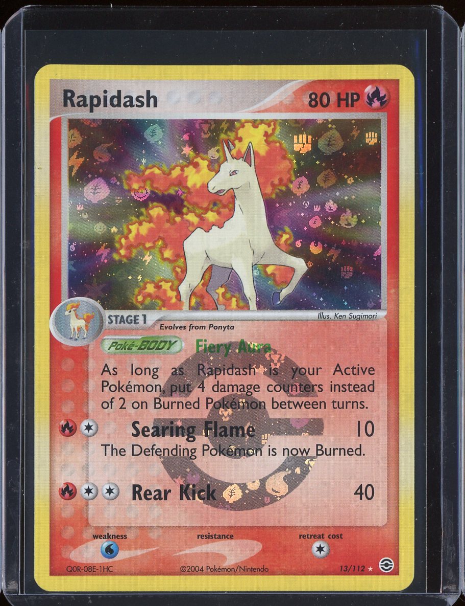 Rapidash 13/112 Reverse Holo EX FireRed & LeafGreen