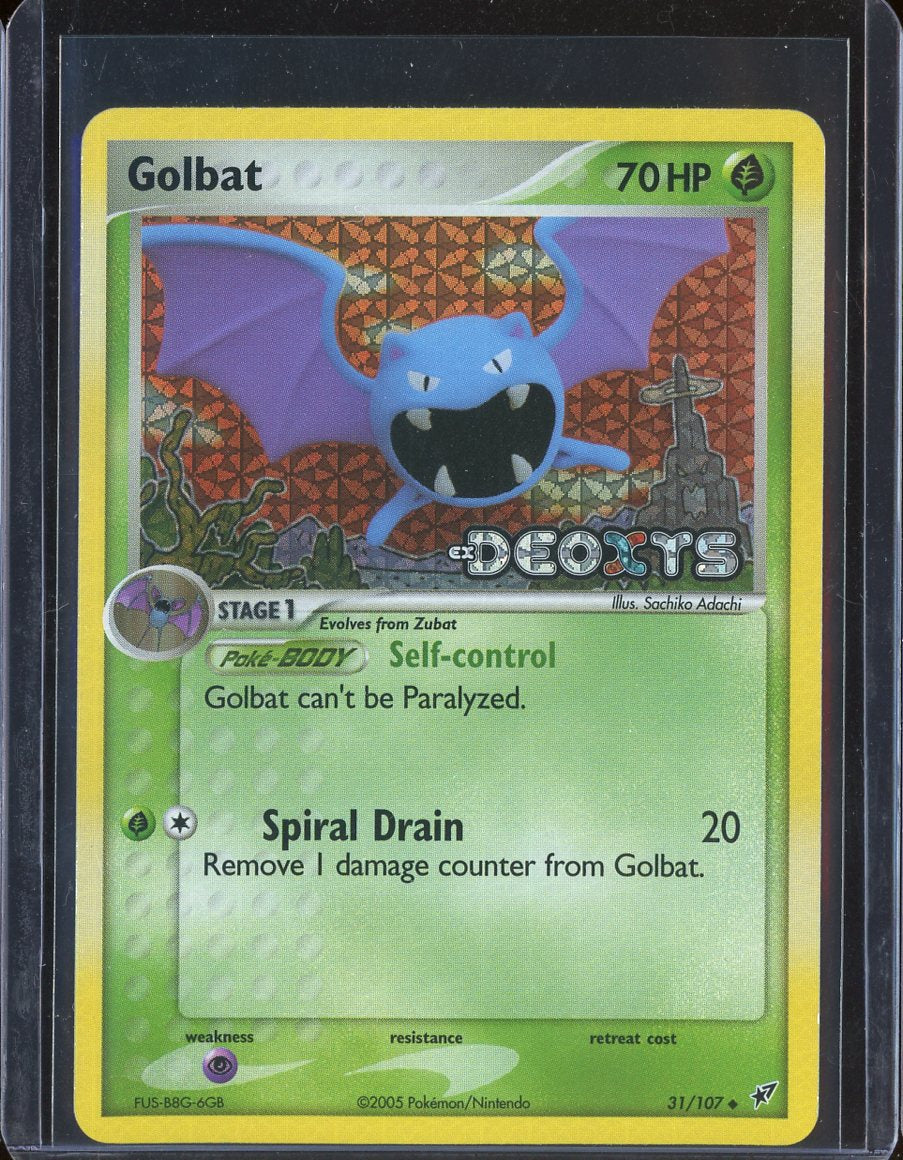 Golbat 31/107 Reverse Holo Deoxys