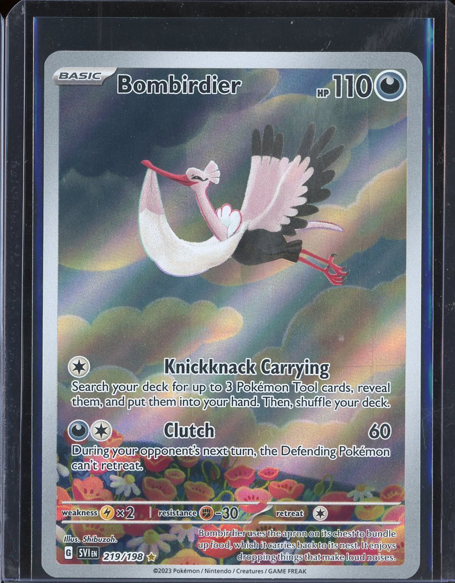 Bombirdier 219/198 Scarlet & Violet