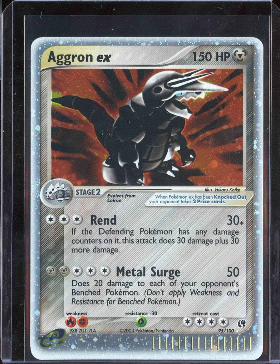 Aggron ex 95/100 EX Sandstorm