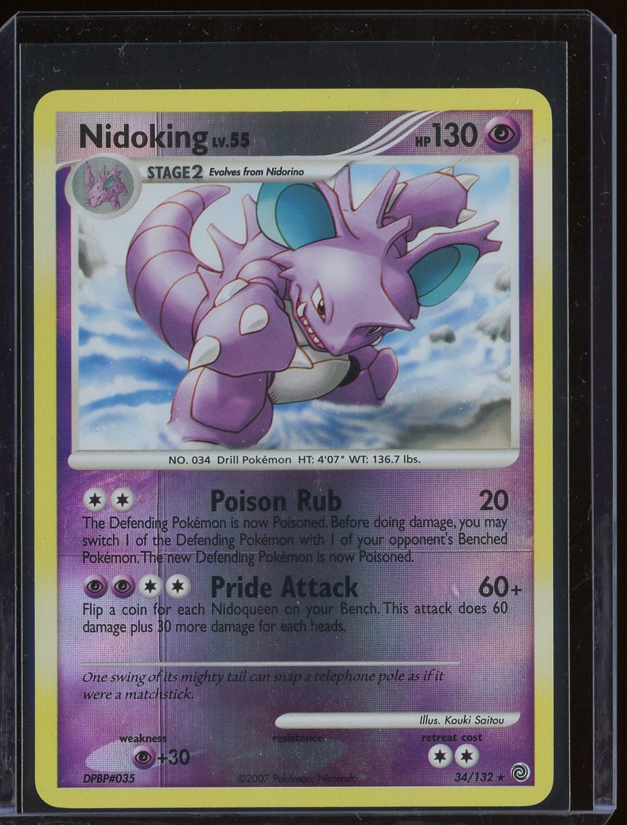 Nidoking 34/132 Reverse Holo Secret Wonders