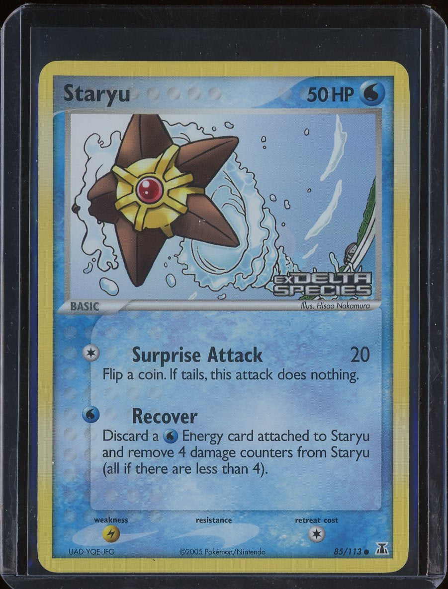 Staryu 85/113 Reverse Holo EX Delta Species