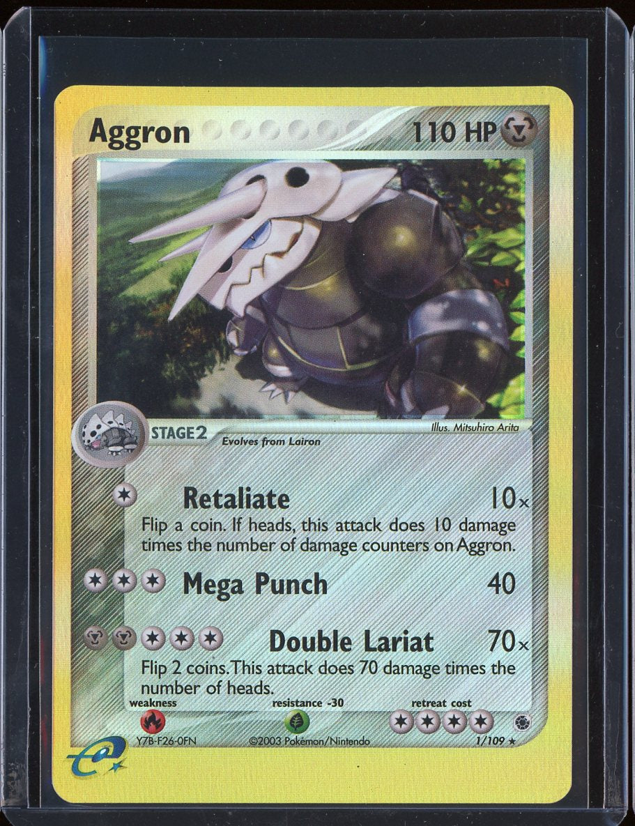 Aggron 1/109 Reverse Holo EX Ruby and Sapphire