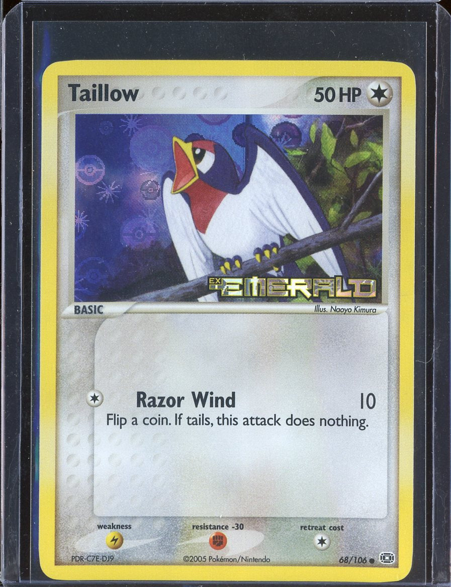 Taillow 68/106 Reverse Holo Emerald