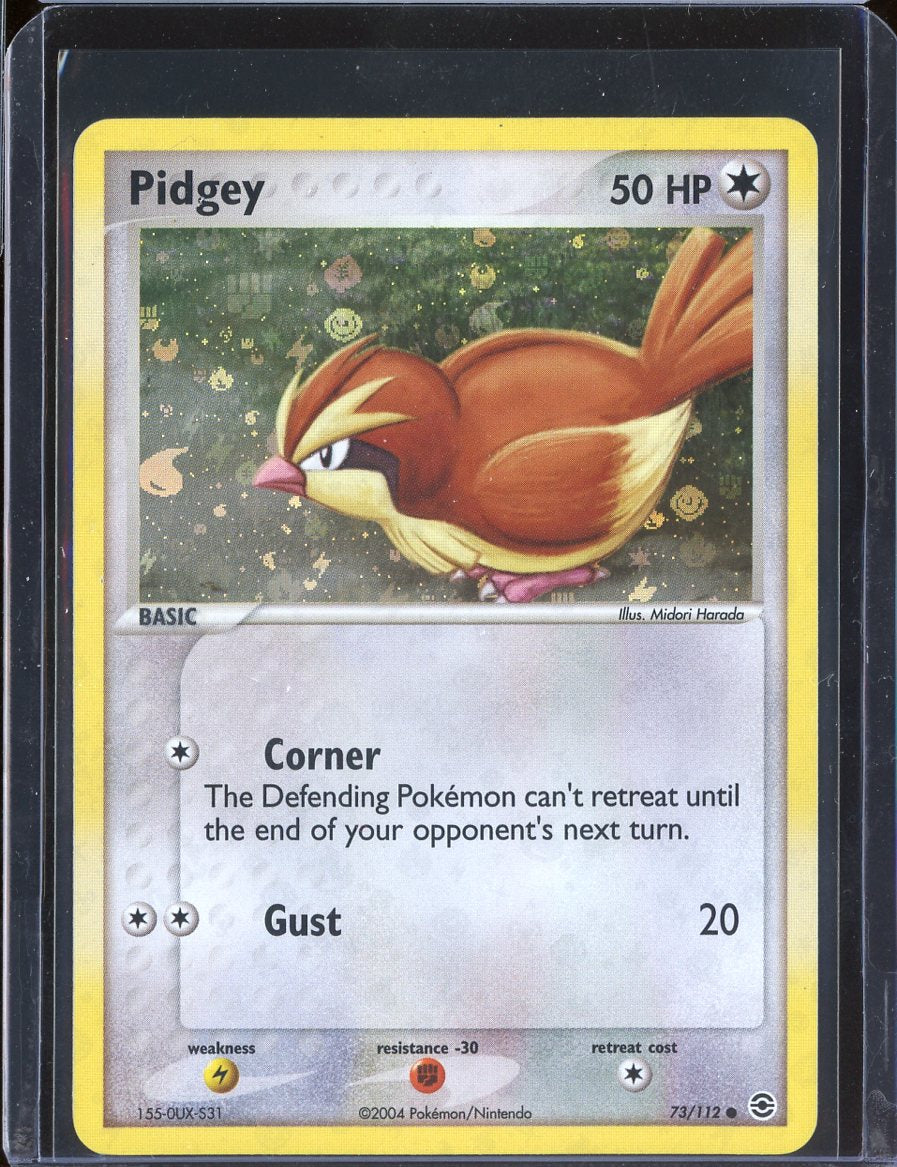 Pidgey 73/112 Reverse Holo EX FireRed & LeafGreen