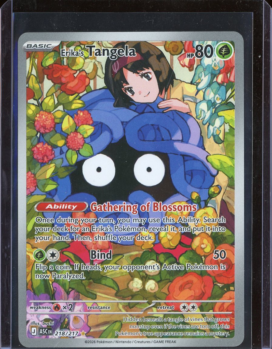 Erika's Tangela #218 - front