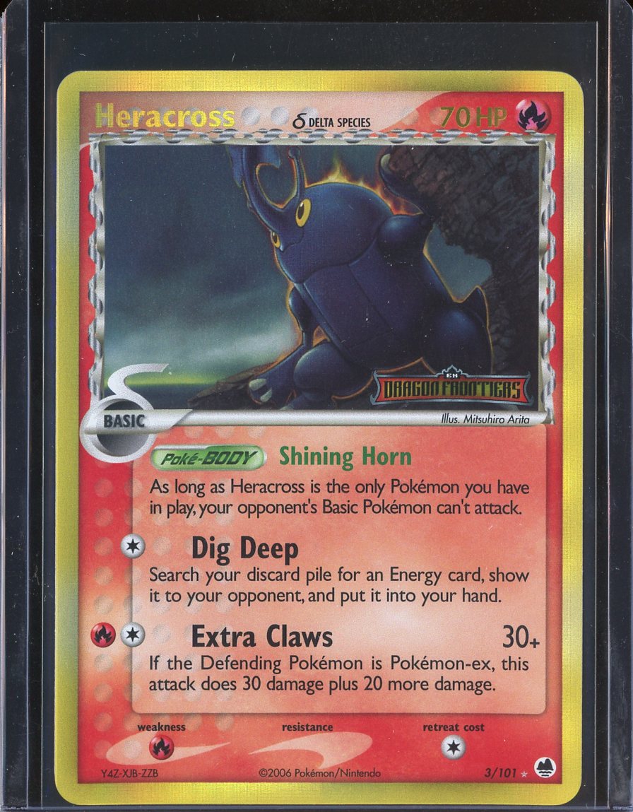 Heracross 3/101 Reverse Holo EX Dragon Frontiers