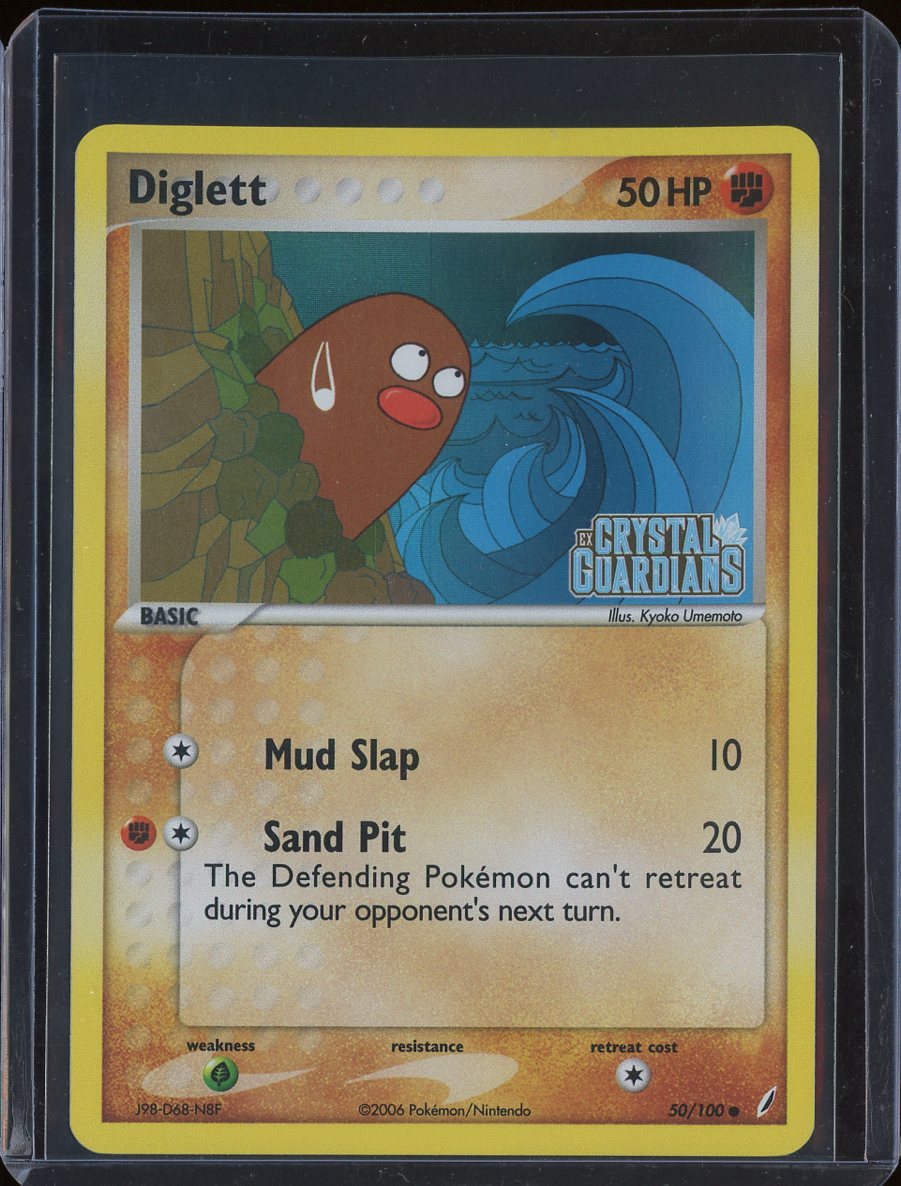 Diglett 50/100 Reverse Holo Crystal Guardians