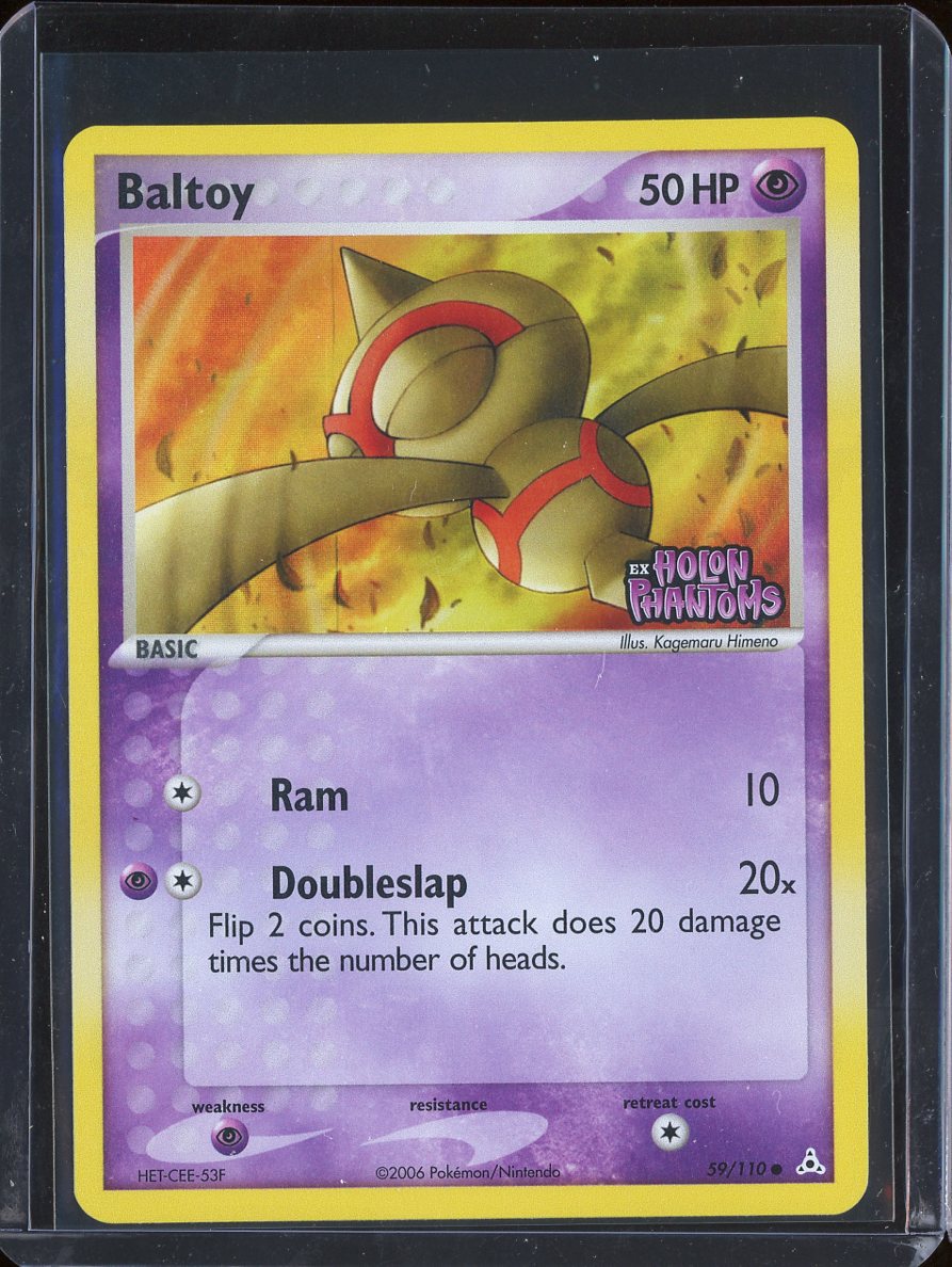 Baltoy 59/110 Reverse Holo EX Holon Phantoms