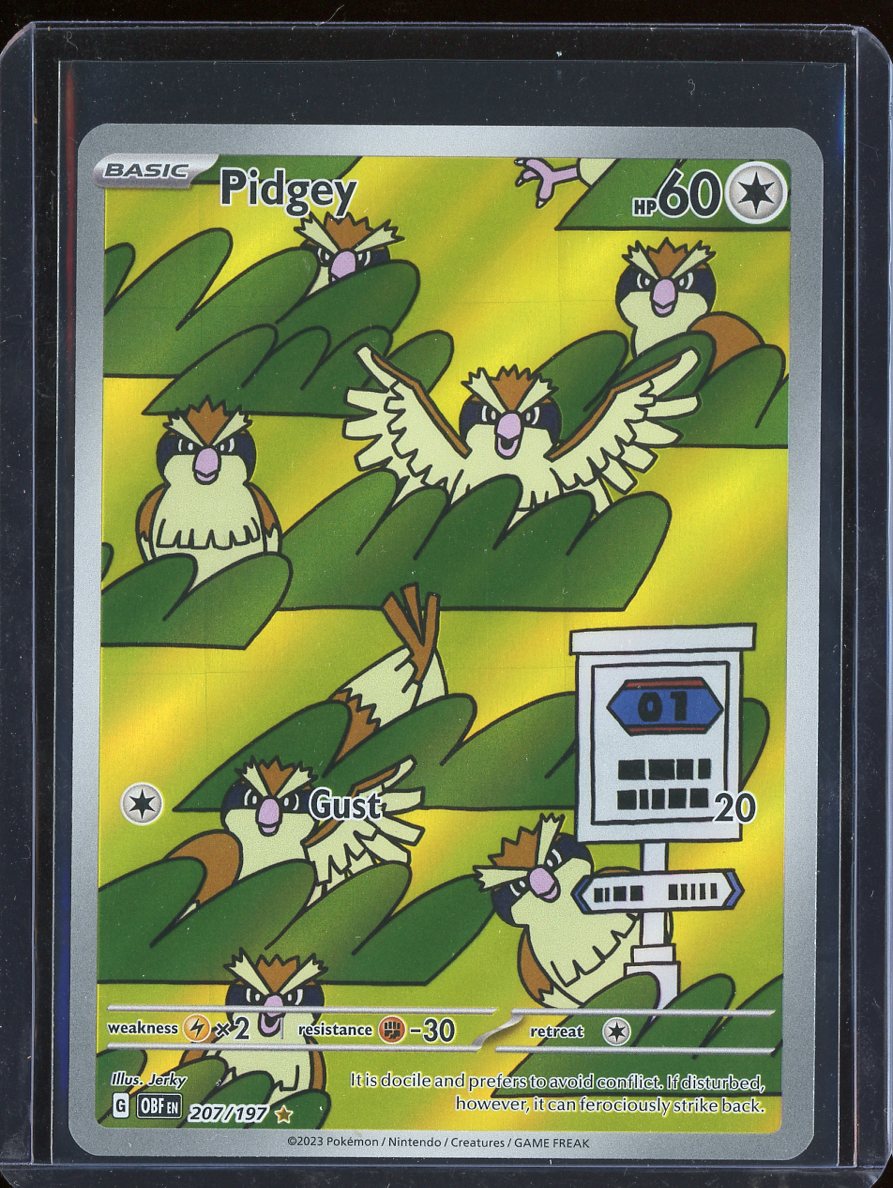 Pidgey 207/197 Obsidian Flames