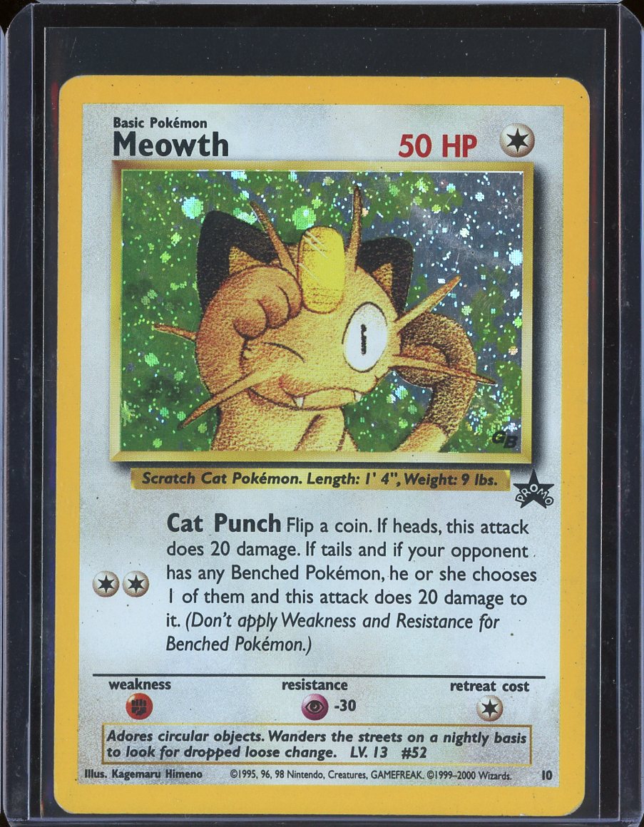 Meowth GameBoy WoTC Promo - front