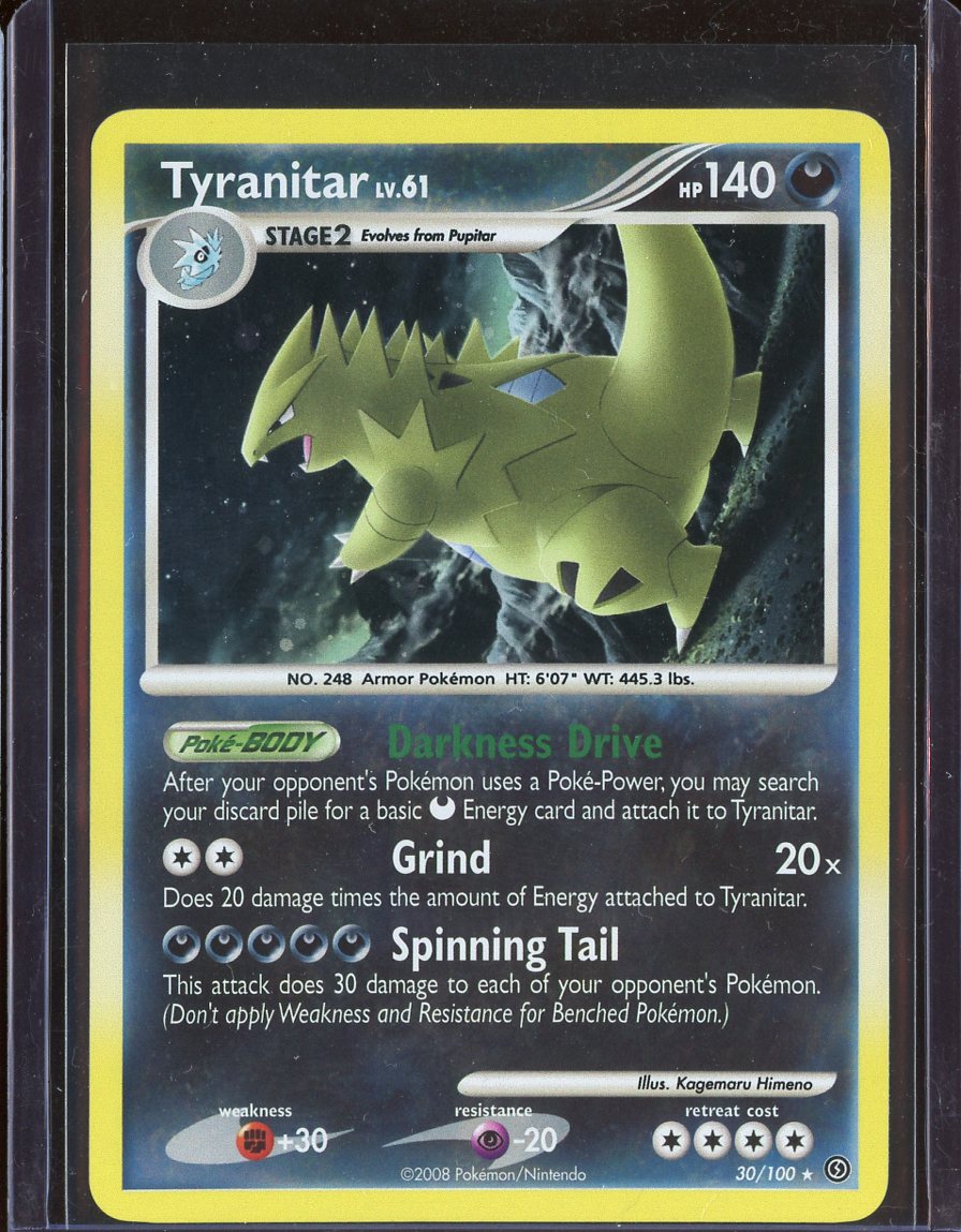 Tyranitar 030/100 Holo Deck Exclusive Stormfront