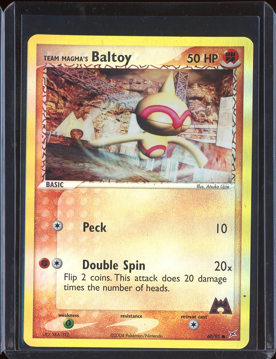 Team Magma's Baltoy 60/95 Reverse Holo Team Magma vs Team Aqua