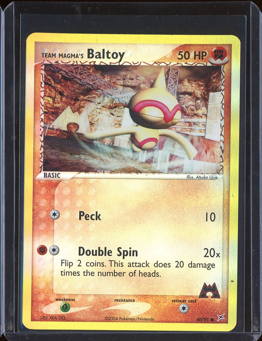 Team Magma's Baltoy 60/95 Reverse Holo Team Magma vs Team Aqua
