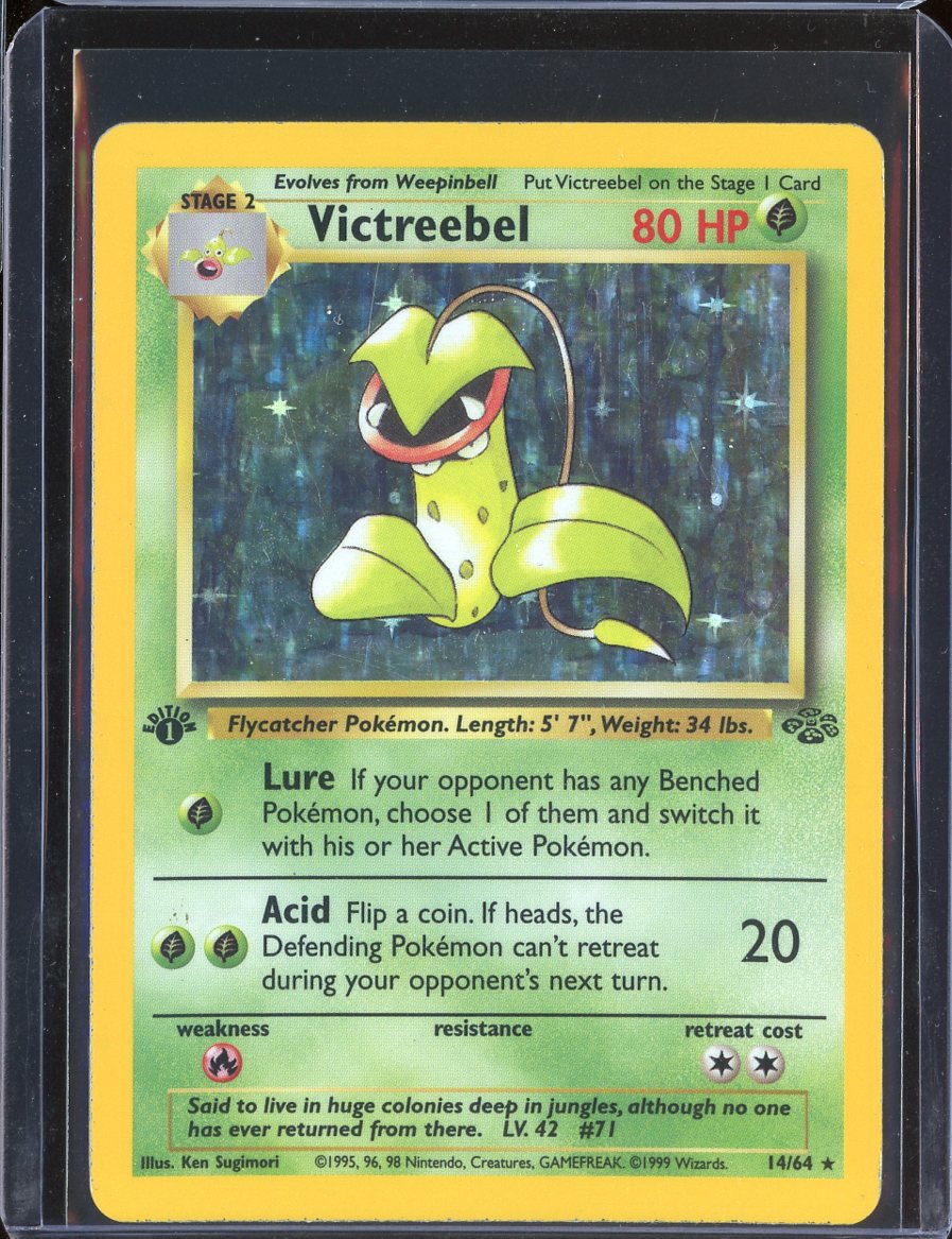 Victreebel 14/64 1st Ed Holo Jungle - front