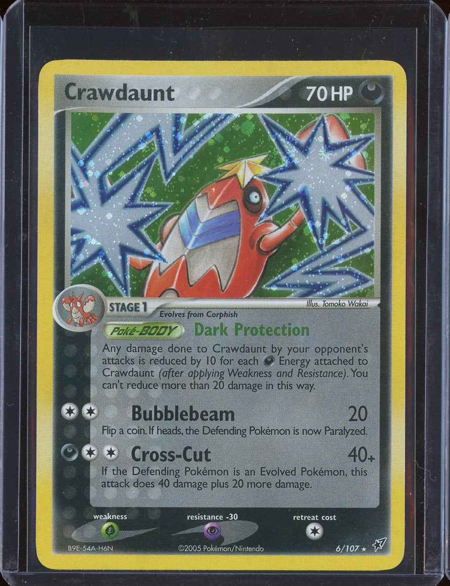 Crawdaunt 6/107 Holo EX Deoxys