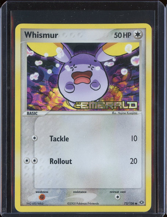 Whismur 73/106 Reverse Holo Emerald