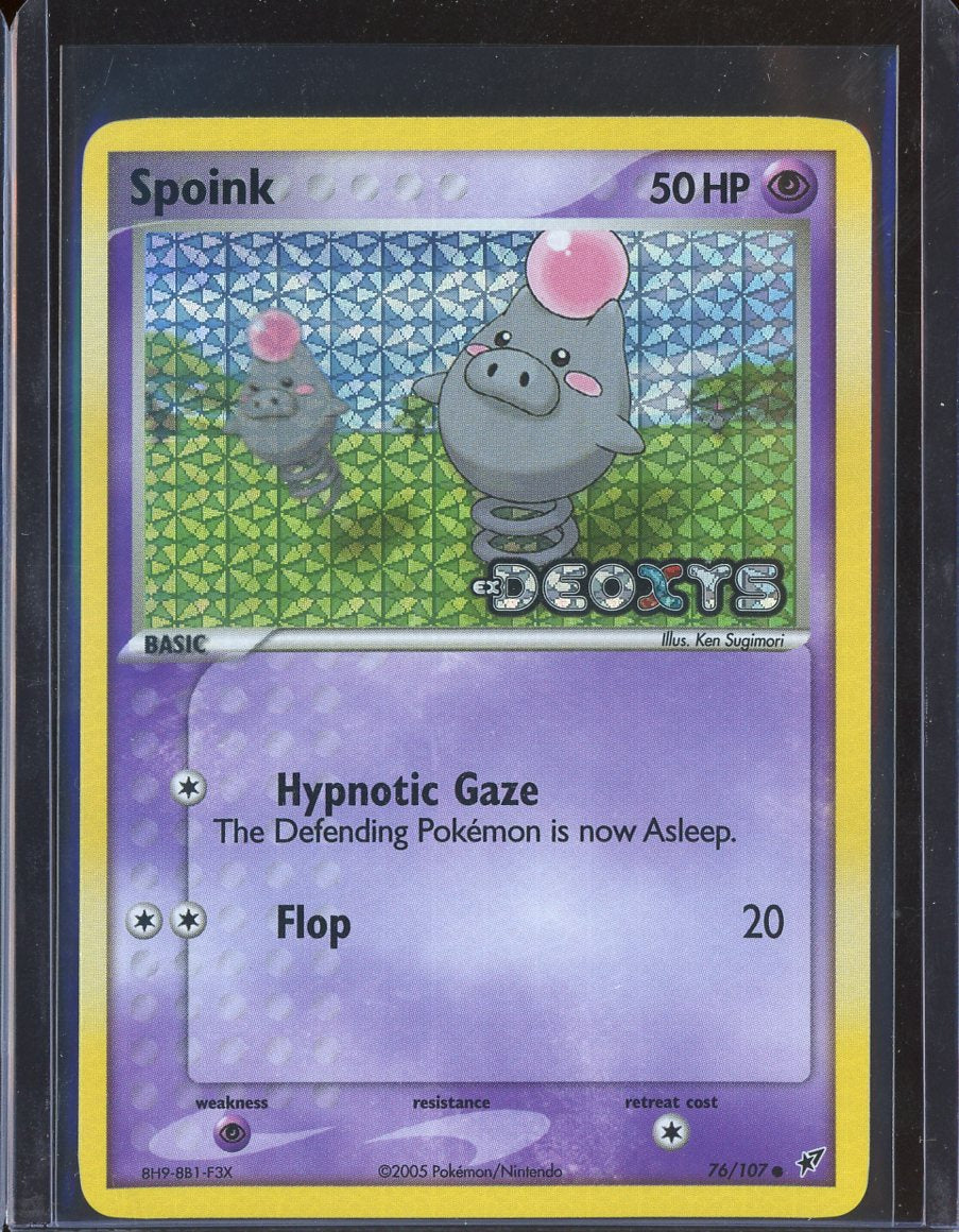 Spoink 76/107 Reverse Holo Deoxys