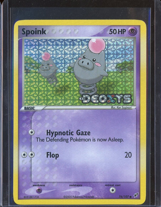 Spoink 76/107 Reverse Holo Deoxys