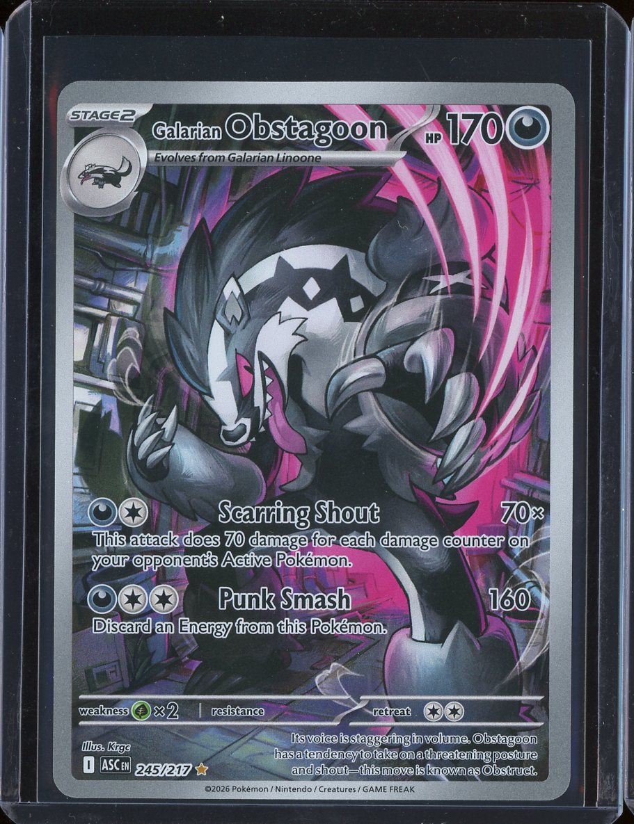 Galarian Obstagoon 245/217 Ascended Heroes