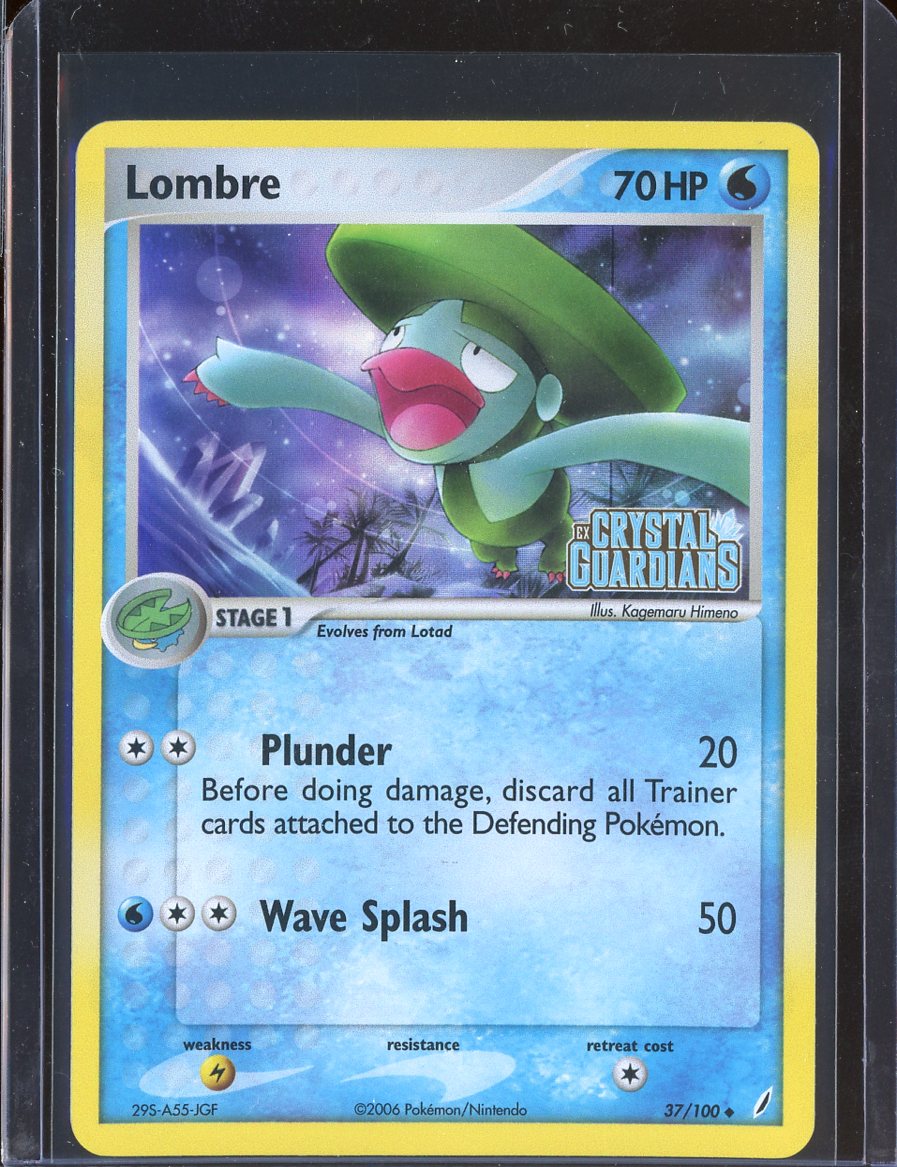 Lombre 37/100 Reverse Holo Crystal Guardians