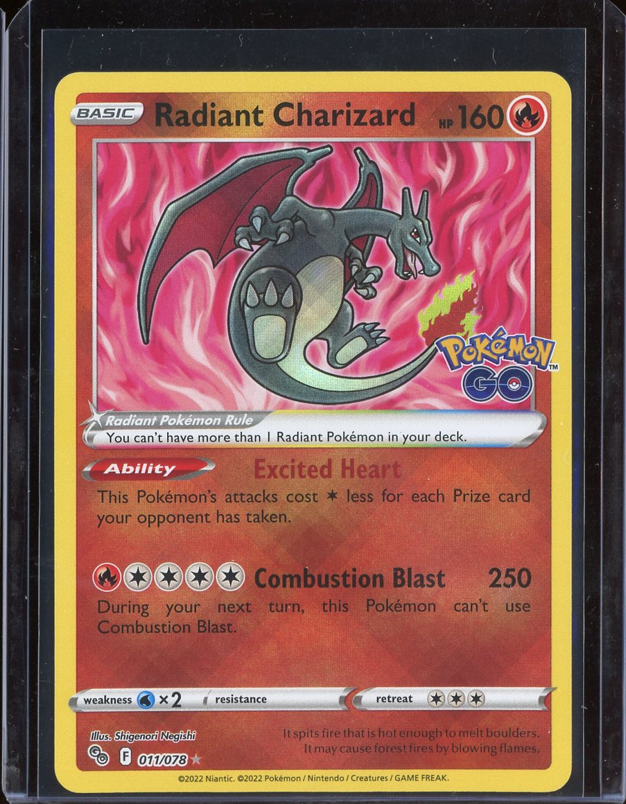 Radiant Charizard (Pokemon Go) #11 - front