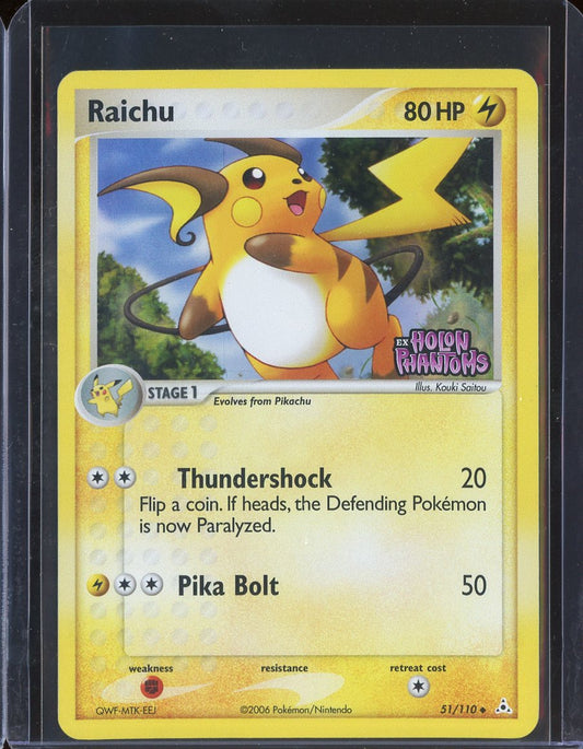 Raichu 51/110 Reverse Holo EX Holon Phantoms