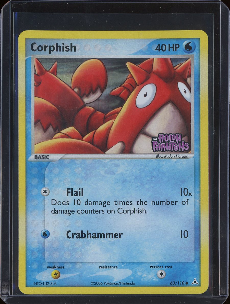 Corphish 63/110 Reverse Holo EX Holon Phantoms