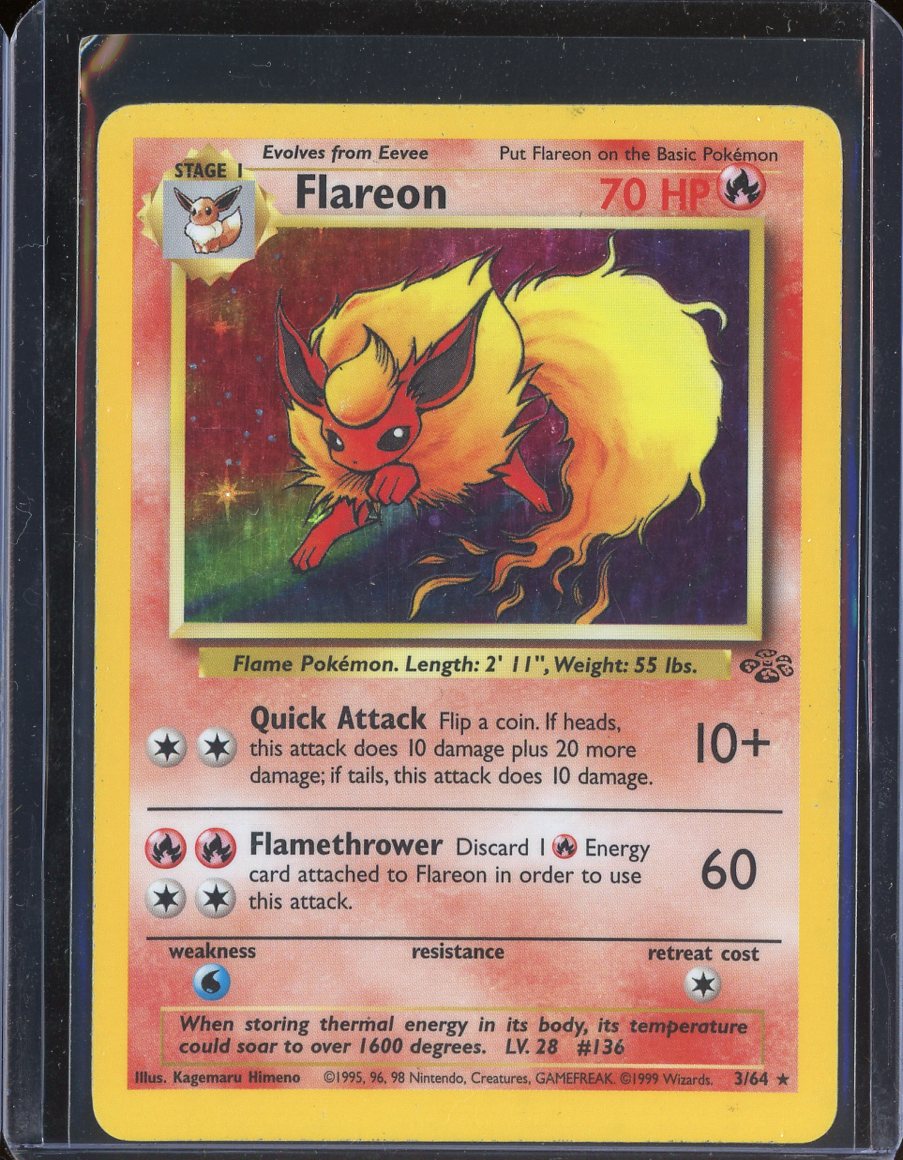 Flareon 3/64 Unlimited Holo Jungle - front