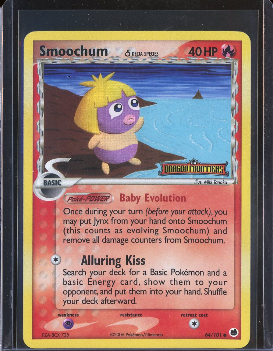 Smoochum 64/101 Reverse Holo EX Dragon Frontiers