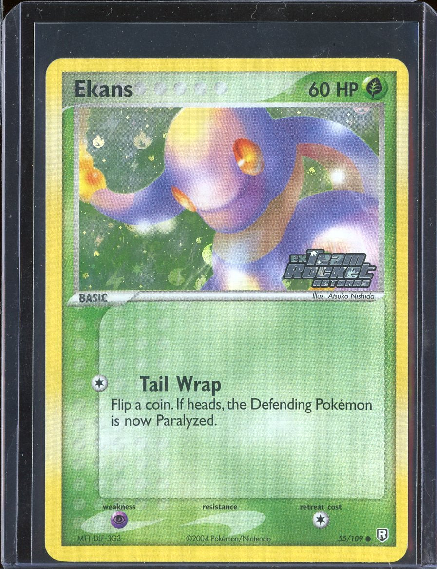 Ekans 55/109 Reverse Holo Team Rocket Returns