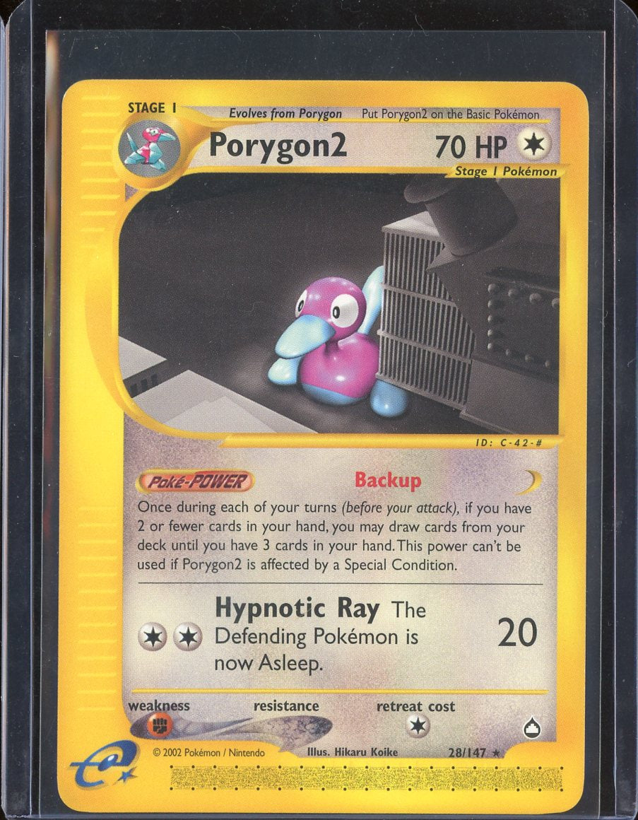 Porygon2 28/147 Normal Aquapolis - front