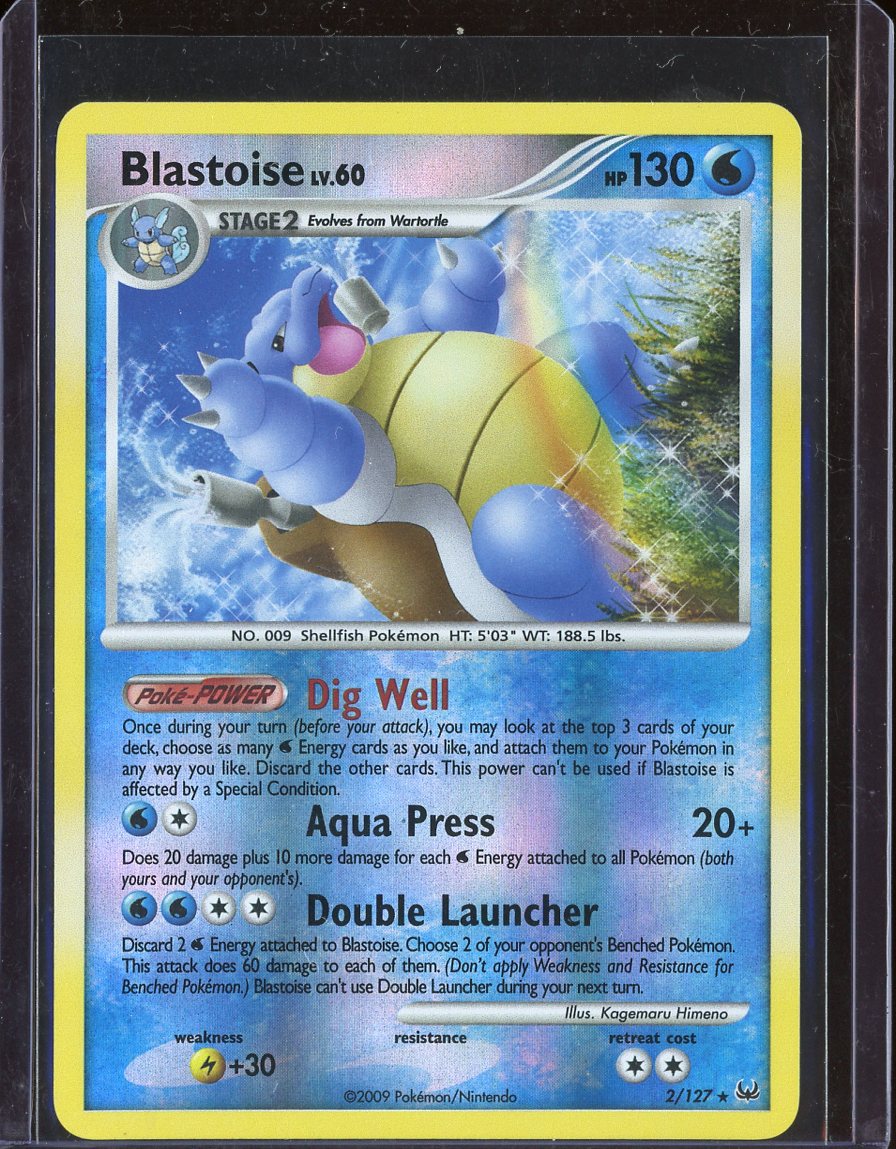 Blastoise 2/127 Reverse Holo Platinum