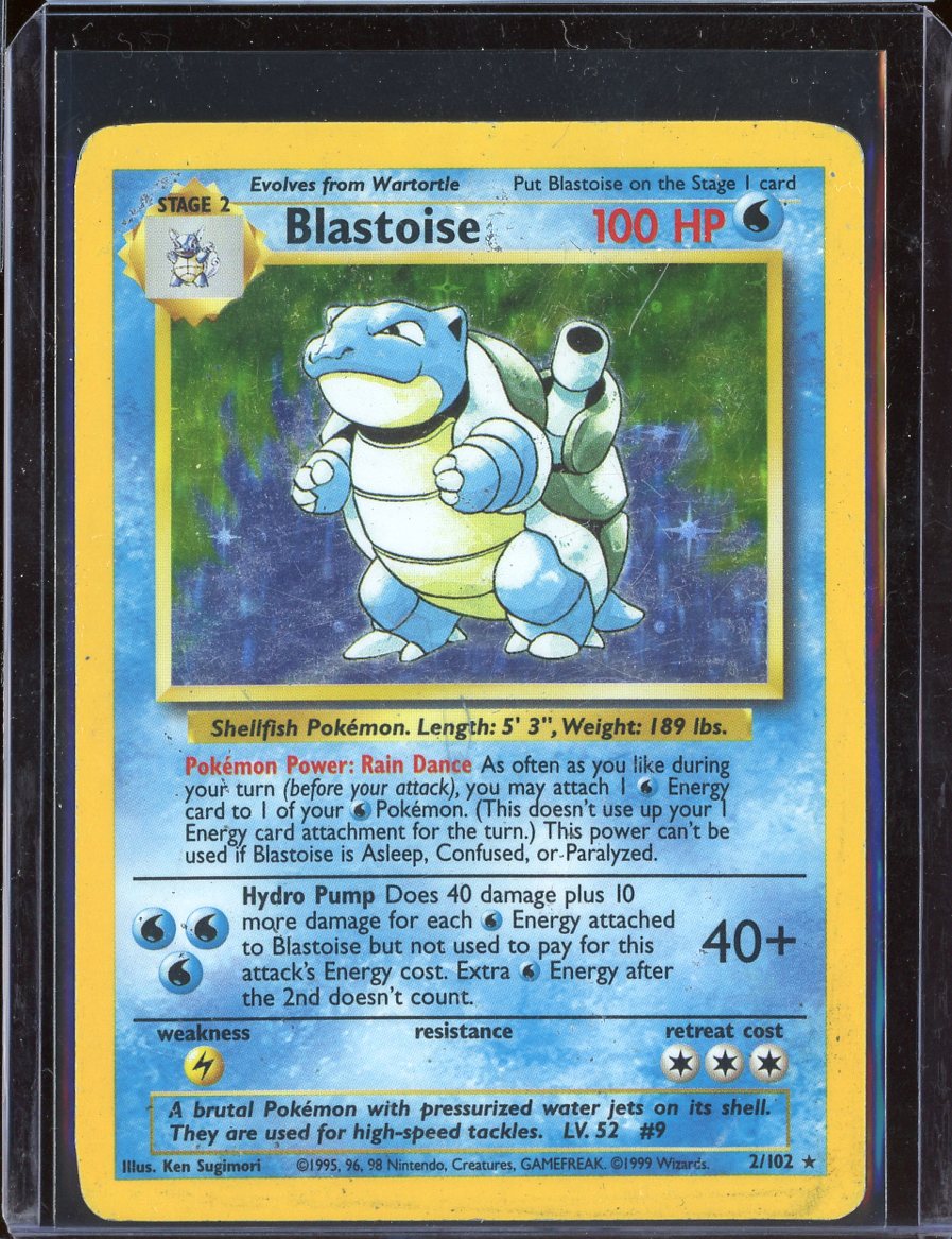 Blastoise 2/102 Base Set