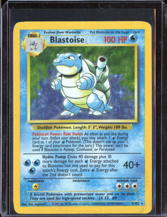 Blastoise 2/102 Base Set