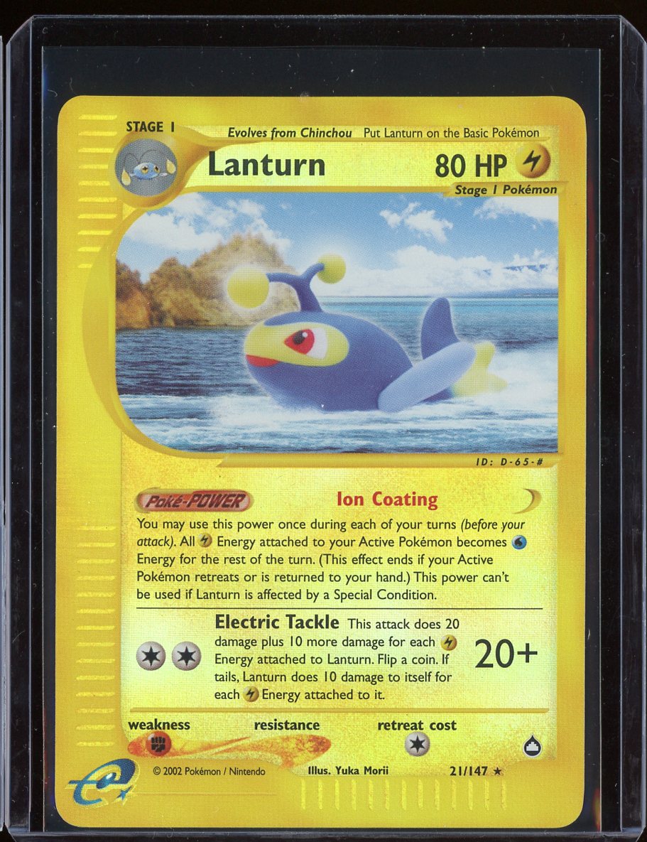 Lanturn 21/147 Reverse Holo Aquapolis