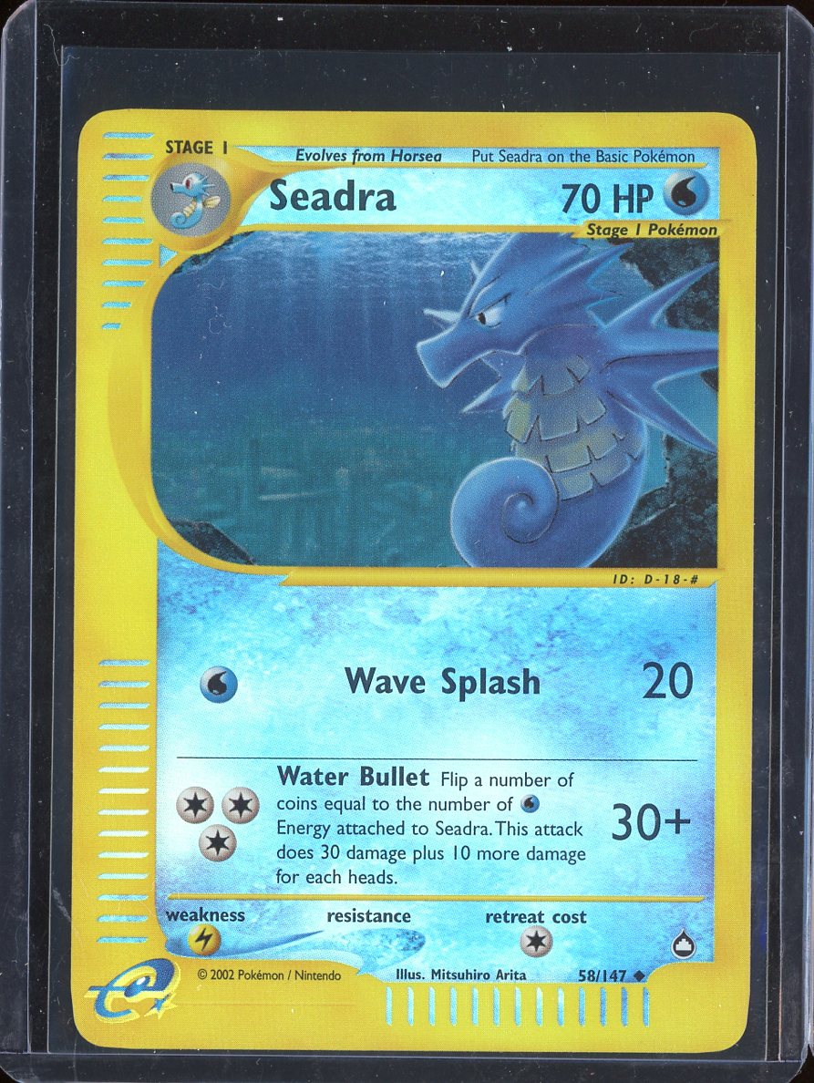 Seadra 58/147 Reverse Holo Aquapolis