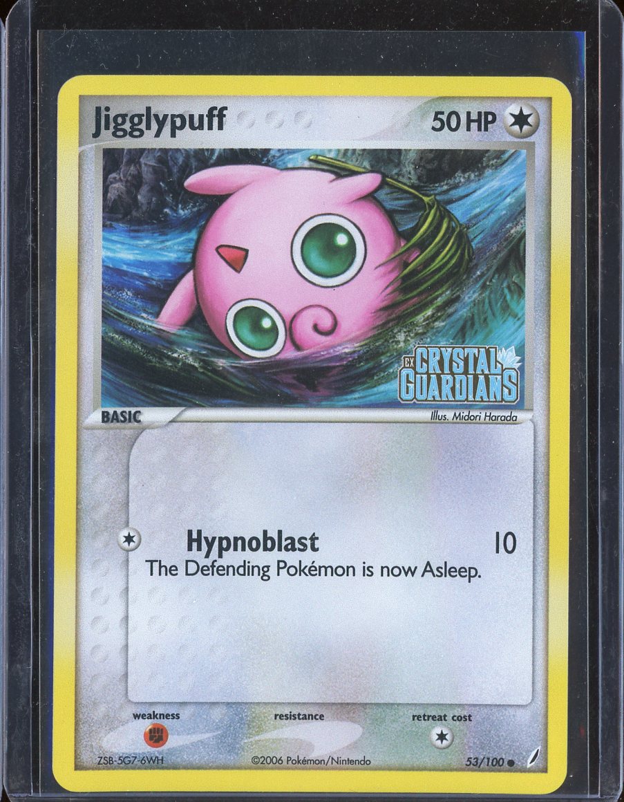 Jigglypuff 53/100 Reverse Holo Crystal Guardians