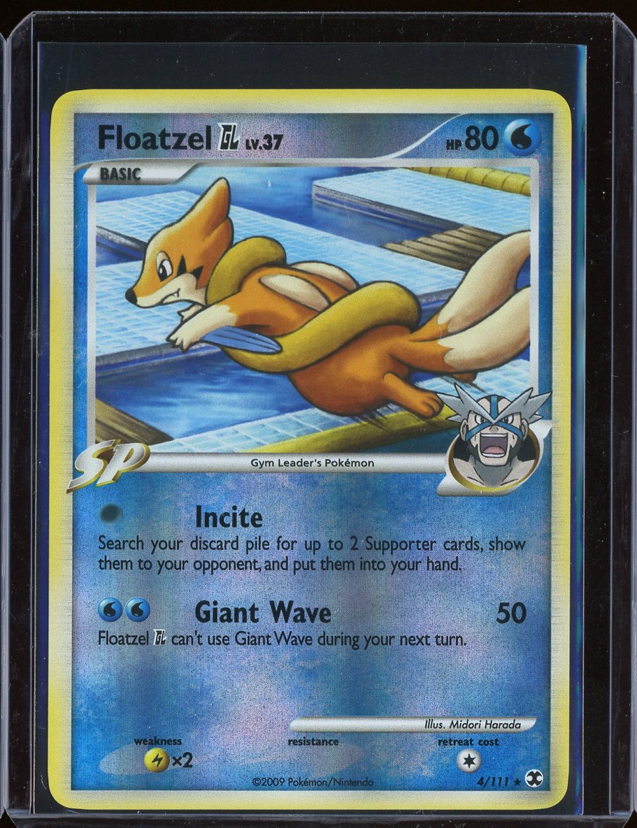 Floatzel GL 4/111 Reverse Holo Rising Rivals
