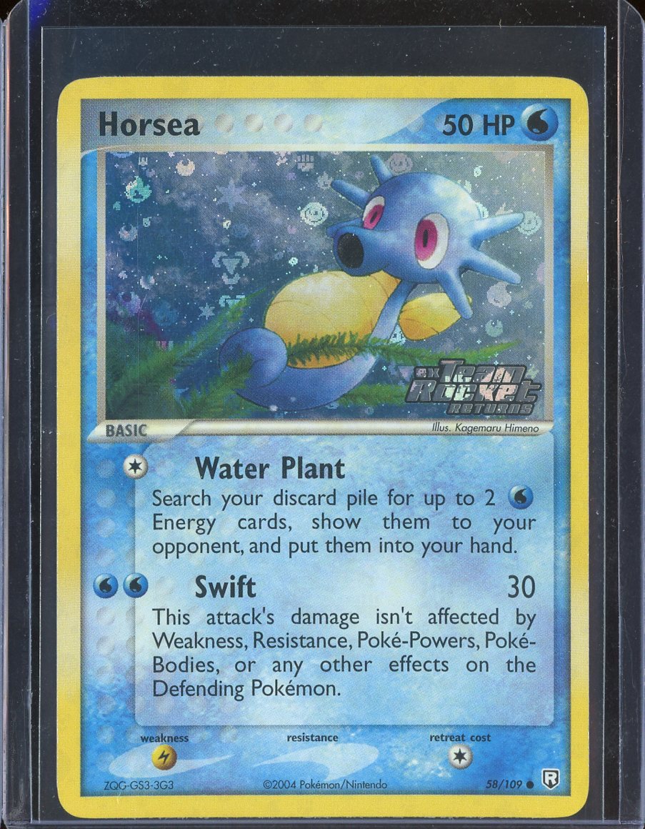 Horsea 58/109 Reverse Holo Team Rocket Returns