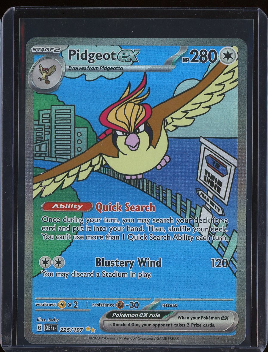 Pidgeot ex 225/197 Obsidian Flames