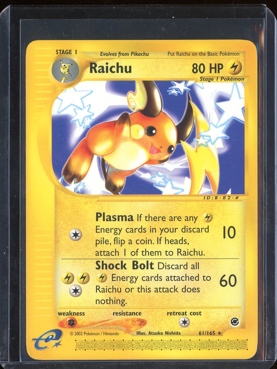 Raichu 61/165 Normal Expedition - front